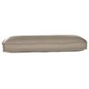 vidaXL Kissen Taupe 120 x 50 x 12 cm Oxford-Stoff