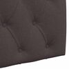 vidaXL H&auml;ngevorderseite Wandmontiert Dunkelbraun 190 x 55 x 7 cm Stoff