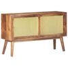 vidaXL Sideboard 112x30x65 cm Mango Massivholz