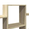 vidaXL Wandregal Sonoma-Eiche 159x18x66 cm Holzwerkstoff