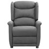 vidaXL Relaxsessel Hellgrau Stoff