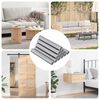 vidaXL Gewindestange 12 pcs Silber 8 x 55 mm Stahl