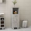 vidaXL Badezimmerschrank Betongrau 30x30x95 cm Holzwerkstoff