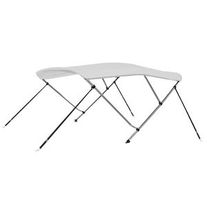 vidaXL 3-Bow Bimini Top Wei&szlig; 183x140x137 cm