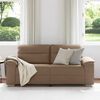 vidaXL 2-Sitzer-Sofa Cappuccino 180x81x84 cm Kunstleder