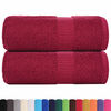 vidaXL G&auml;stet&uuml;cher FROGN 2 Stk. Bordeaux 30x50 cm 360 g/m&sup2;