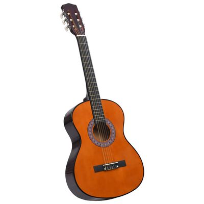 vidaXL 8-tlg. Klassikgitarren-Set für Anfänger 3/4 36"