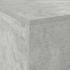 vidaXL Aufbewahrungsbettgestell Beton Grau 120 x 200 cm Holzwerkstoff