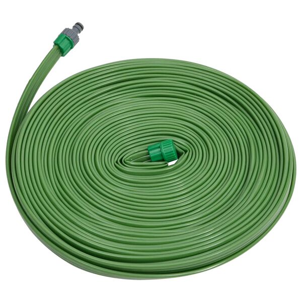 vidaXL Sprinklerschlauch Gr&uuml;n 7,5 m PVC