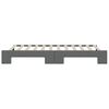 vidaXL Tagesbett Ausziehbar Dunkelgrau 100x200 cm Stoff