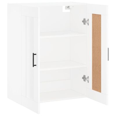 vidaXL Wandschrank Weiß 69,5x34x90 cm Holzwerkstoff