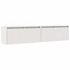 vidaXL Wandschr&auml;nke 2 Stk. Wei&szlig; 80x30x35 cm Massivholz Kiefer
