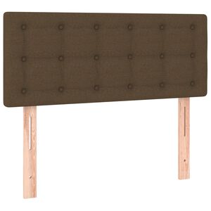 vidaXL Kopfteil Dunkelbraun 90x5x78/88 cm Stoff