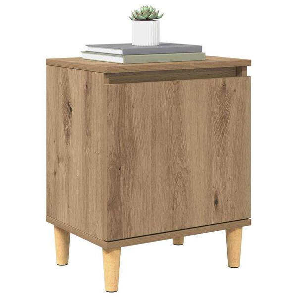 vidaXL Nachttisch Artisan-Eiche 40 x 30 x 50 cm Holzwerkstoff