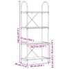 vidaXL B&uuml;cherregal Artisan-Eiche 60 x 30 x 146 cm Holzwerkstoff