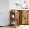 vidaXL Schrank Mit Rad Altholz 60 x 22 x 79 cm