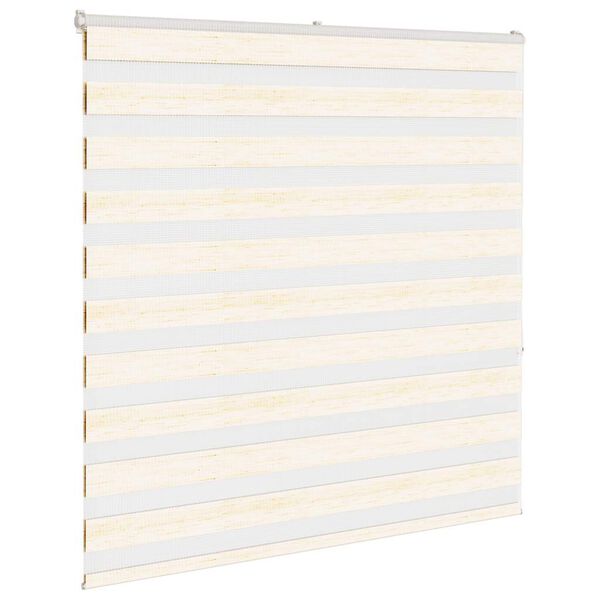 vidaXL Doppelrollo Marmorbeige 140x150cm Stoffbreite 135,9 cm Polyester