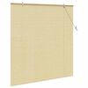 vidaXL Rollo mit Vorh&auml;ngen Natur 150 x 160 cm Bambus