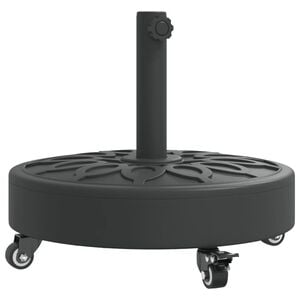 vidaXL Sonnenschirmst&auml;nder mit Rollen f&uuml;r &Oslash;38/48 mm Mast 27 kg Rund
