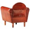 vidaXL Sessel Braun 77 x 65 x 79 cm Echtleder