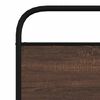 vidaXL Bettgestell ohne Matratze 90x190 cm Braun Eichen-Optik