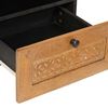 vidaXL Nachttisch Hellbraun 40 x 33 x 46 cm Massivholz Akazie