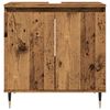 vidaXL Badschrank Altholz-Optik 58x33x60 cm Holzwerkstoff