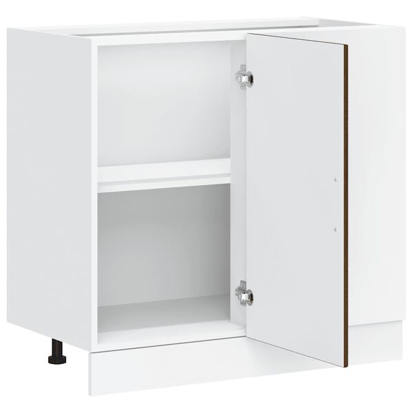 vidaXL K&uuml;chenunterschrank Lucca Braun Eichen-Optik Holzwerkstoff