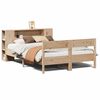 vidaXL Massivholzbett mit Regal ohne Matratze 135x190 cm Kiefer
