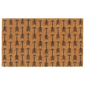 vidaXL Fu&szlig;matte Natur 45x75 cm Kokosfaser Getuftet