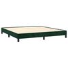 vidaXL Bettgestell ohne Matratze Dunkelgr&uuml;n 160x200 cm Samt