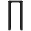 vidaXL Esstisch-Gestell in O-Form 40x40x73 cm Stahl