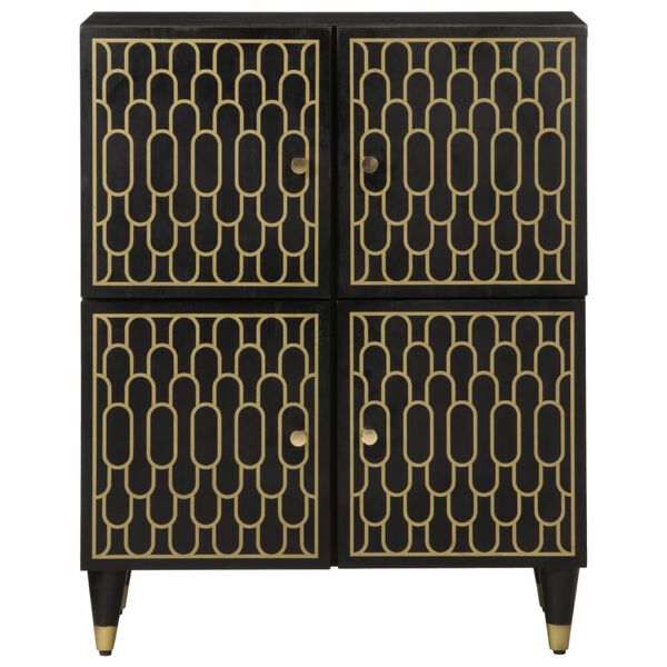 vidaXL Beistellschrank 60x33x75 cm Massivholz Mango