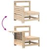 vidaXL 5-tlg. Garten-Sofagarnitur Massivholz Kiefer