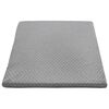 vidaXL Beinkissen Uni Grau 60 x 50 x 30 cm
