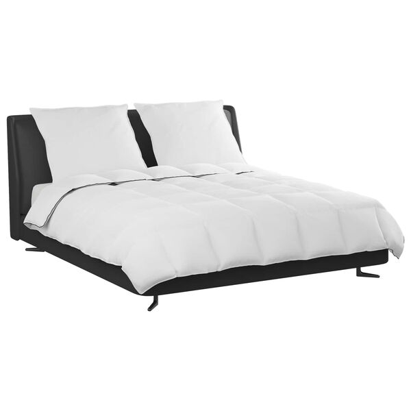 vidaXL Winterbettdecke mit Kissen 3 pcs Weiß Daunenfeder