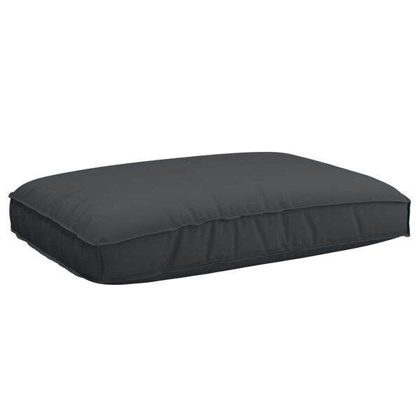 vidaXL Sofa Set mit Kissen Schwarz 240 x 80 x 69 cm Massivholz Akazie