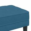 vidaXL Bank Blau 113 x 57 x 39 cm Samt