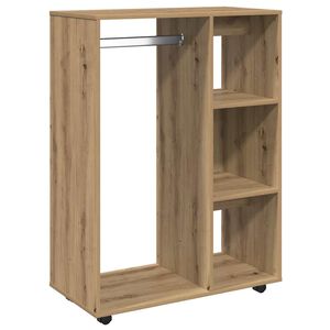 vidaXL Kleiderst&auml;nder Artisan-Eiche 80x40x110 cm Holzwerkstoff