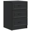 vidaXL Nachttisch Schwarz 43 x 41 x 63,5 cm Holzwerkstoff