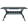 vidaXL Garten Essgruppe 5 pcs Gr&uuml;n Aluminium