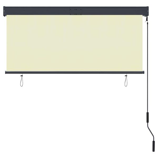 vidaXL Au&szlig;enrollo 140x250 cm Creme