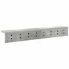 vidaXL Wandmontierter nachttisch Beton Grau 80 x 10,5 x 10,5 cm