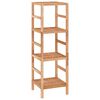 vidaXL Badregal 35,5x35,5x112,5 cm Massivholz Nussbaum