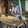 wolfcraft Werktischspanner PRO 65-150-W Schwarz und Gr&uuml;n