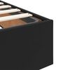 vidaXL Ottoman-Bett ohne Matratze Schwarz 140x200 cm Kunstleder