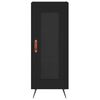 vidaXL Sideboard Schwarz 34,5x34x90 cm Holzwerkstoff