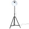 vidaXL Stehleuchte 25 W Schwarz 61x61x90/150 cm E27