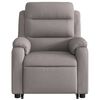 vidaXL Relaxsessel mit Aufstehhilfe Taupe Stoff