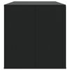 vidaXL Garten-Kissenbox PE Rattan 291x100,5x104 cm Schwarz